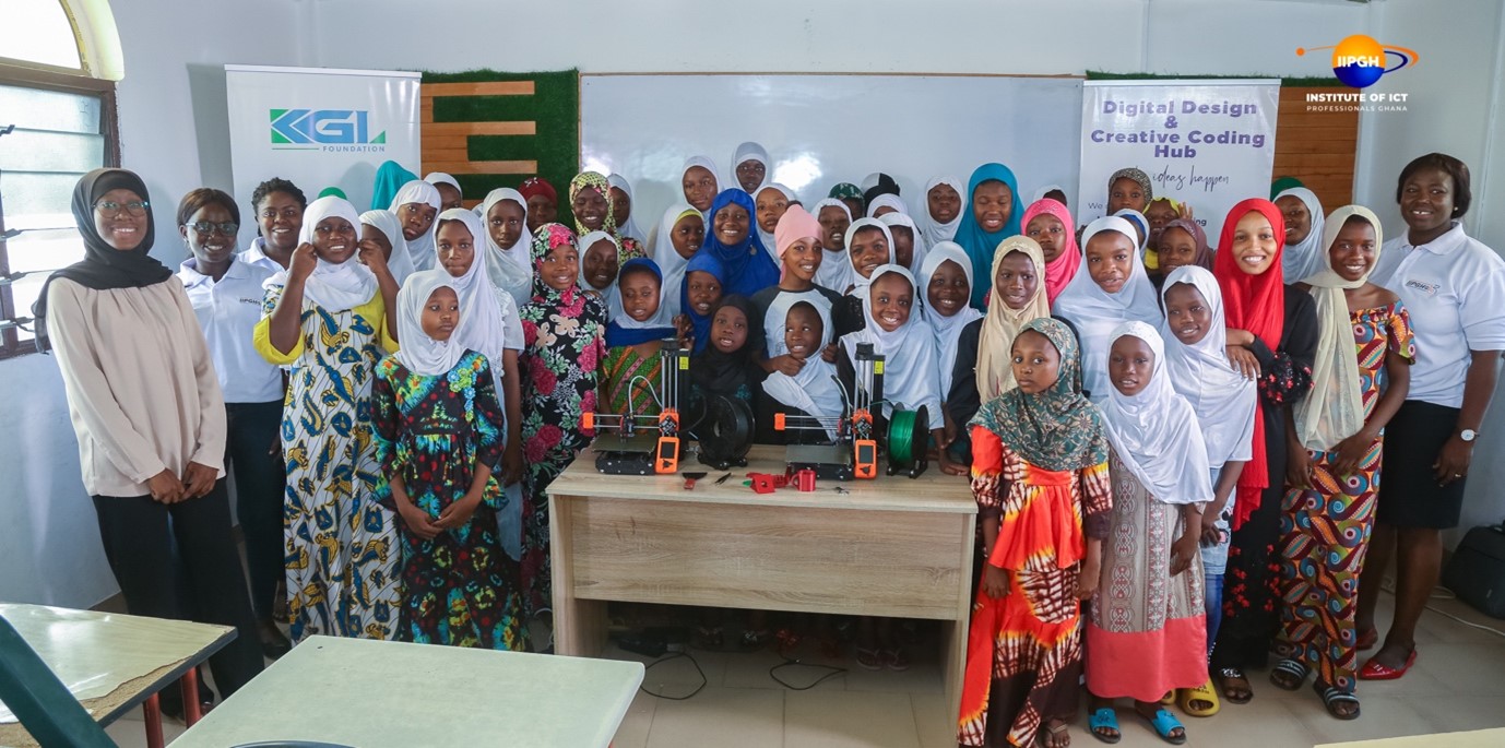 Read more about the article IIPGH Celebrates International Girls in ICT Day with Achievers Ghana Foundation Girls, Nima-Accra