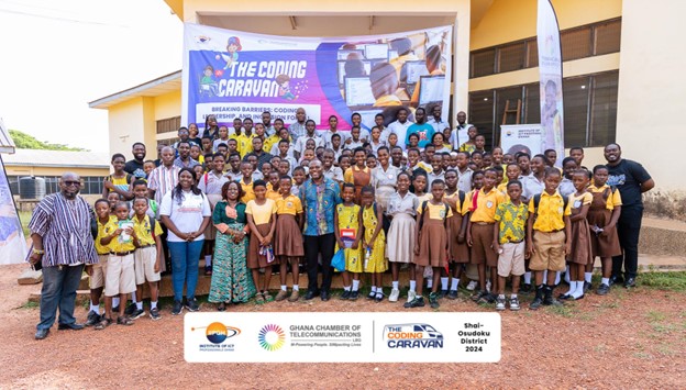 Breaking Barriers: Coding, Leadership, and Inclusion for All - The Coding Caravan 2024 in Osudoku District